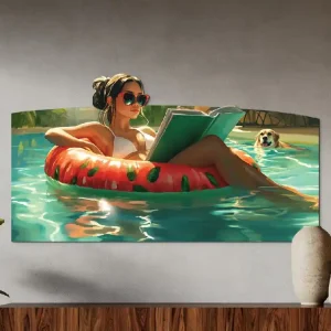 Solange Der Vorrat Reicht Wandbild Summer feeling