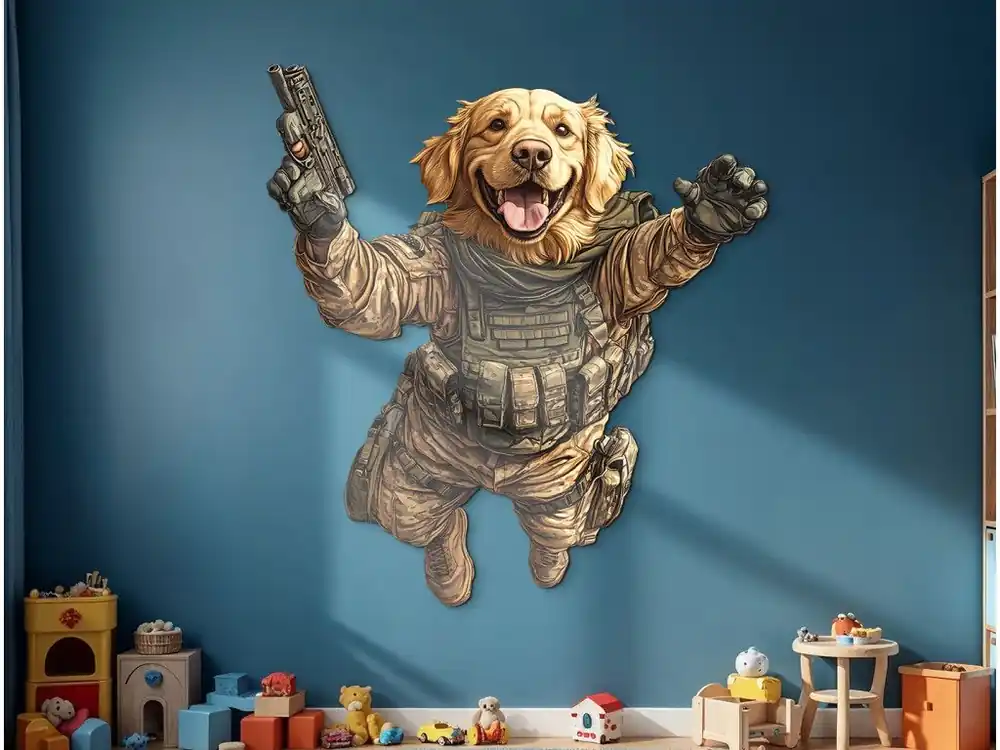 Begrenztes Angebot Wandbild Taktischer Retriever