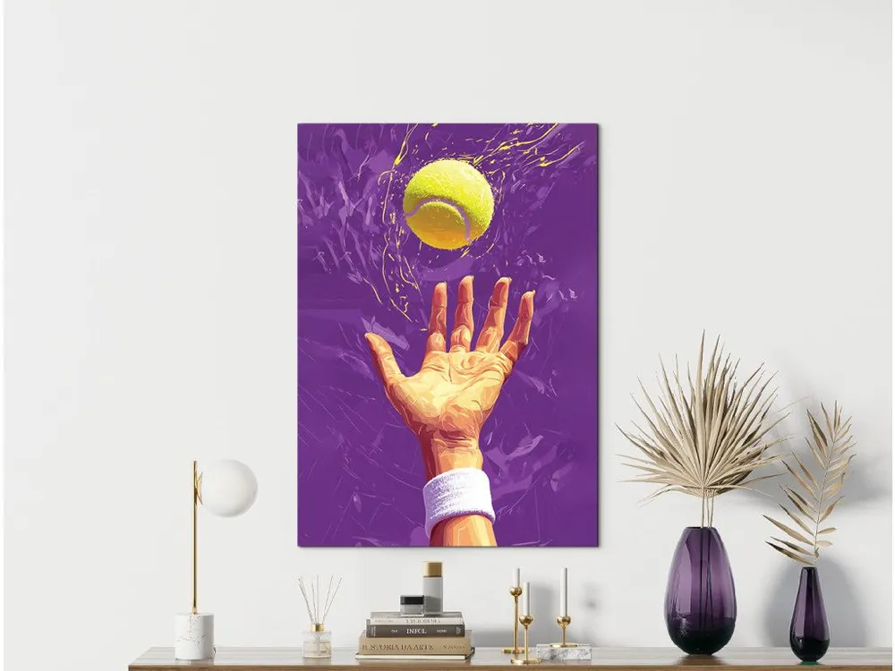 Zertifiziert Wandbild Tennismoment