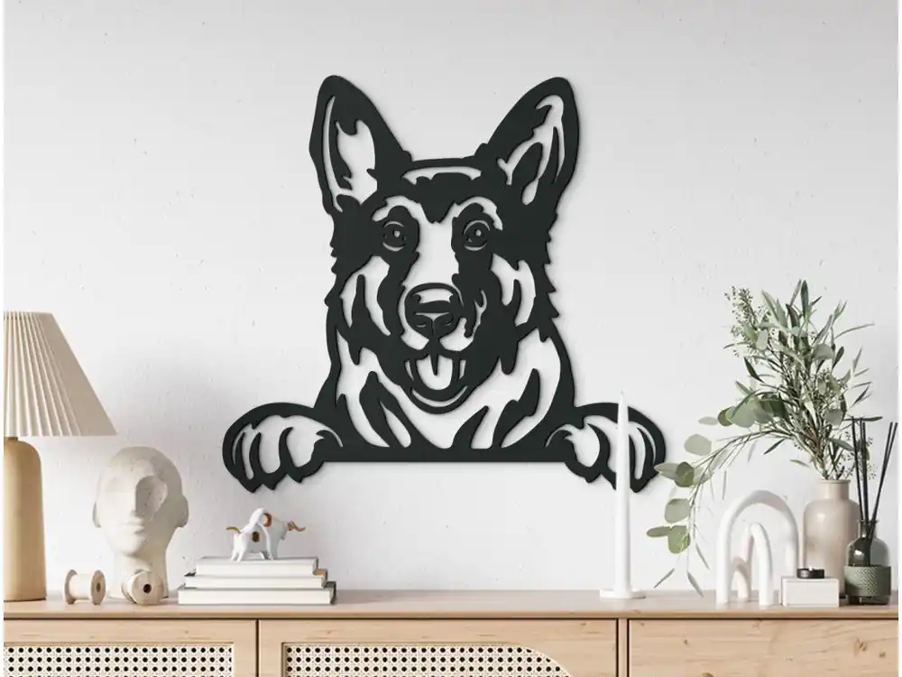Wandsticker DEUTSCHER SCHÄFERHUND Finale Aktion