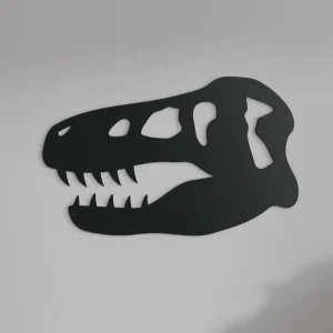Wandsticker für Kinder DINOSAURIER-KOPF Nur Heute