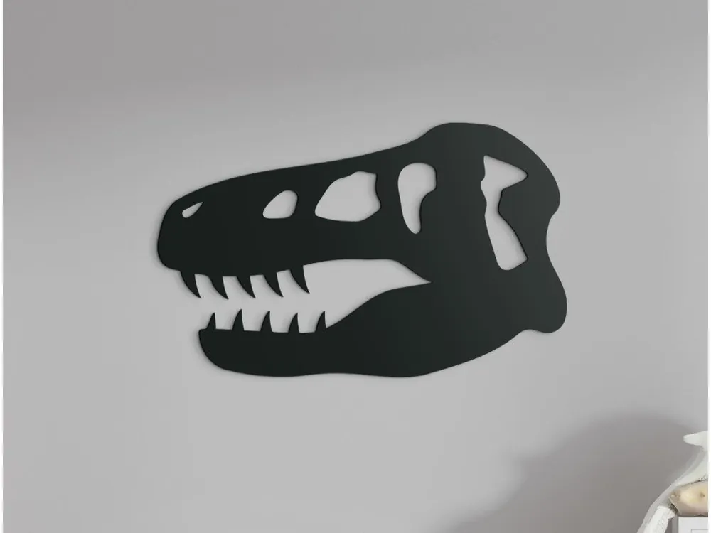 Wandsticker für Kinder DINOSAURIER-KOPF Nur Heute