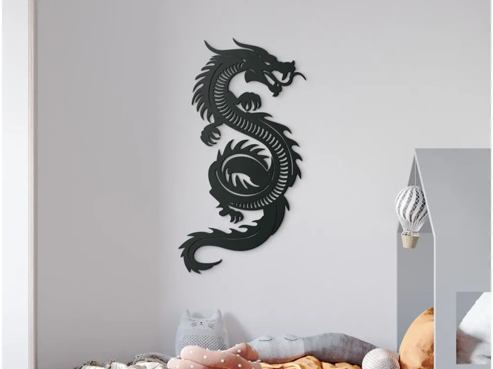 Wandsticker für Kinder CHINESISCHER DRACHE Preis Gesenkt