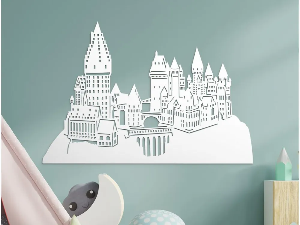Wandsticker für Kinder MÄRCHENHAFTE BURG Begrenztes Angebot
