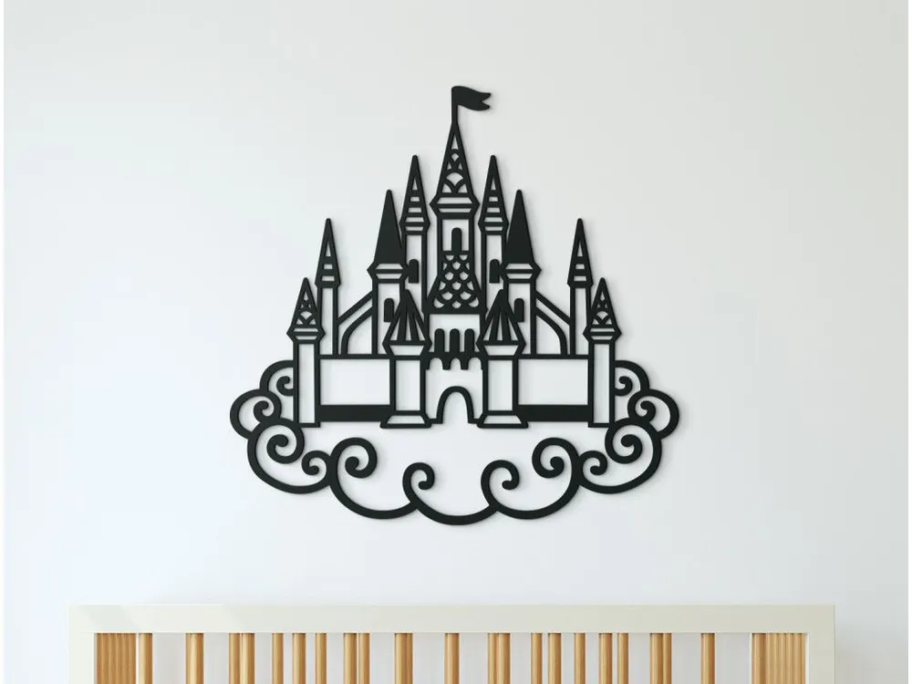 Nur Für Kurze Zeit Wandsticker für Kinder MÄRCHENSCHLOSS