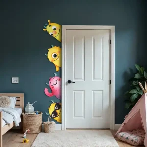 Wanddekoration Bunte Monster Günstig