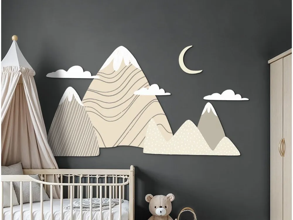 Wanddekoration für Kinder Mondberge Neue Kollektion