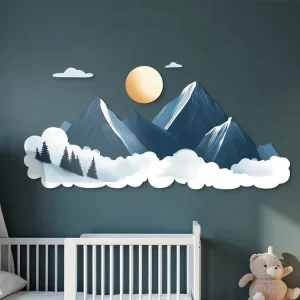 Saisonangebot Wanddekoration Sonnige Berge