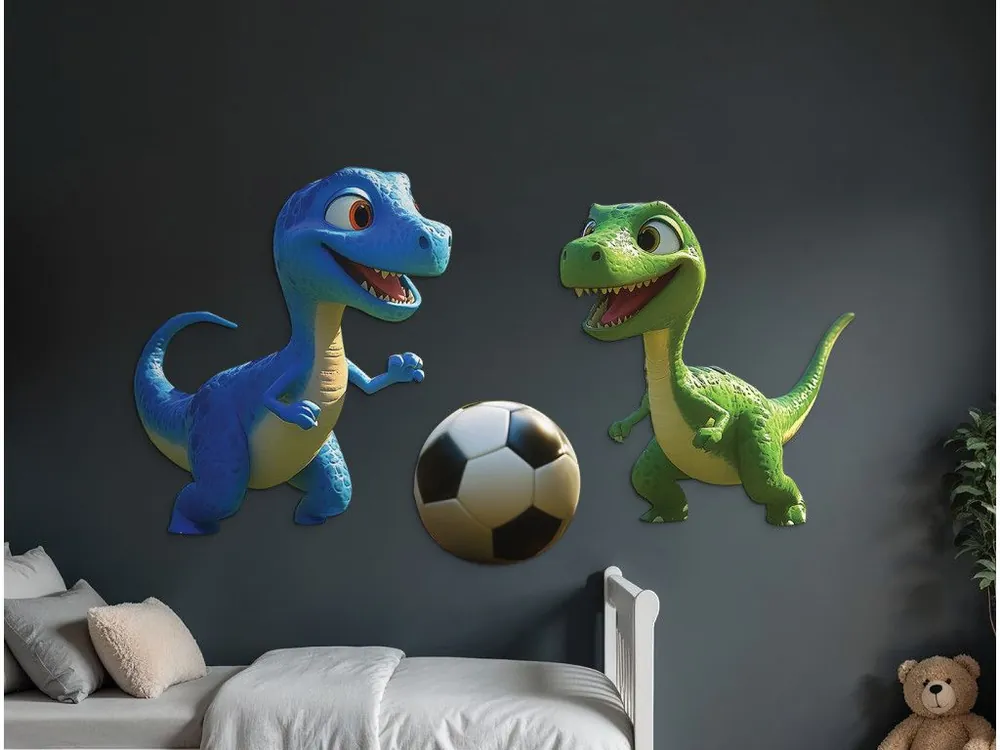 Zertifiziert Wanddekoration Wettkampf kleiner Dinosaurier
