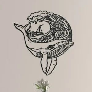 Kostenloser Rückversand Wandsticker WALFISCH