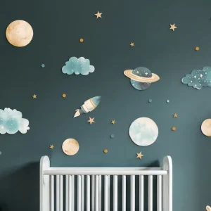 Markenprodukt Wandsticker-Set WELTALLTRAUM
