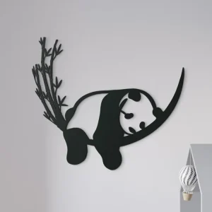 Wandsticker für Kinder SCHLUMMERNDER PANDA Neue Ware