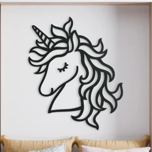 Sonderaktion Wandsticker für Kinder VERTRÄUMTES EINHORN