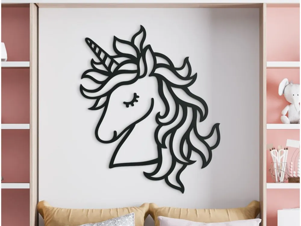 Sonderaktion Wandsticker für Kinder VERTRÄUMTES EINHORN