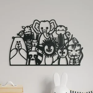 Wandsticker fürs Kinderzimmer LUSTIGE TIERPARADE Solange Der Vorrat Reicht