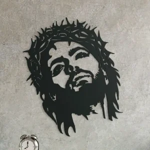Kostenloser Rückversand Wandsticker Gesicht Jesu