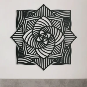 Kracherpreis Ausgeschnittene Holzmandala ROSE