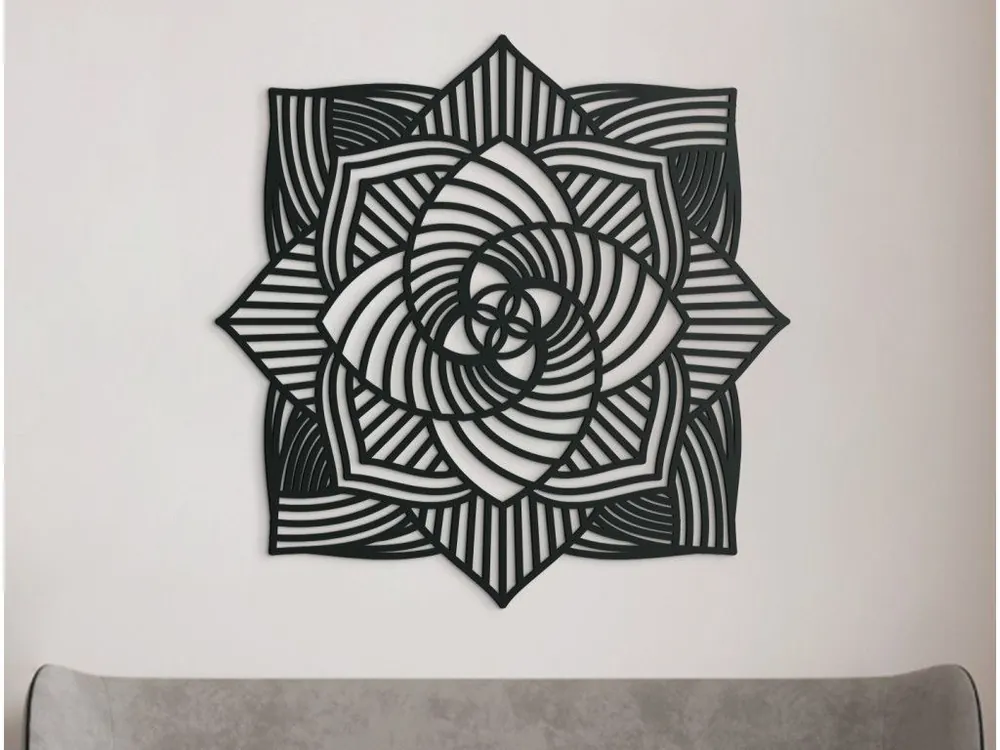 Kracherpreis Ausgeschnittene Holzmandala ROSE