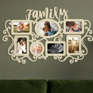 Kostenfreie Lieferung Familienfotorahmen für mehr Fotos FAMILY