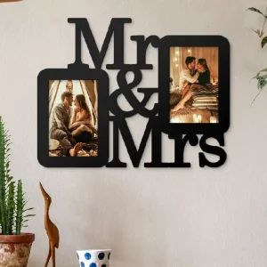 Begrenztes Angebot Fotorahmen für die Wand Herr & Frau