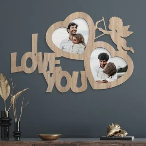 Fotorahmen für die Wand I LOVE YOU Günstig