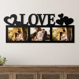 Abverkauf Fotorahmen mit Herzen LOVE