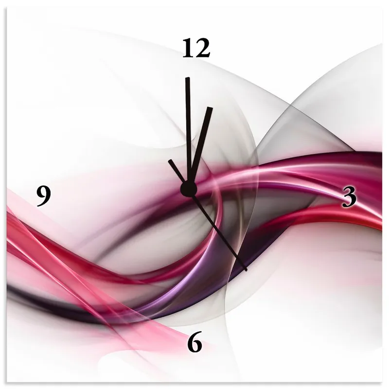 Ideen S8UL Wanduhr auf Alu 30x30 cm Schnäppchen