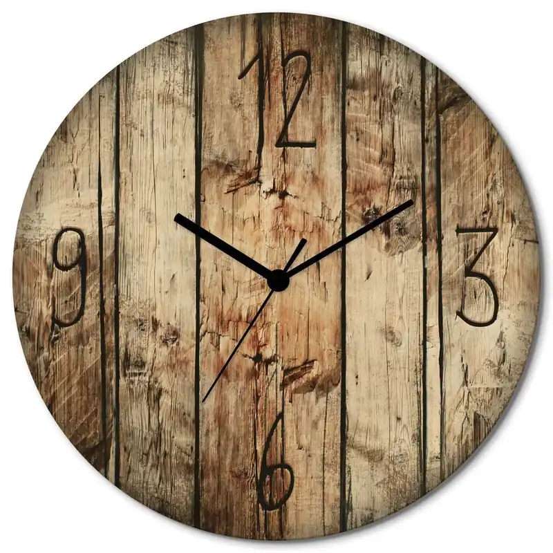 Chroniken der Natur U5ED Wanduhr auf Holz Ø 30 cm Solange Der Vorrat Reicht