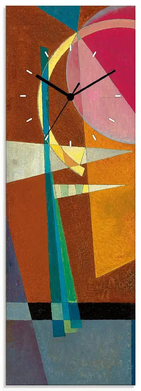 Bestseller Scharf-ruhig. 1927 Wanduhr auf Glas 20x60 cm
