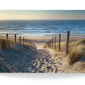 Versand Am Gleichen Tag Weg zum Nordseestrand Sonnenuntergang T9IP Wandbild