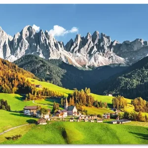 Alpen Berge Santa Maddalena U1TF Wandbild Beliebt