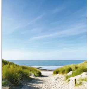 Strand mit Sanddünen und Weg zur See T9EX Wandbild Jetzt Bestellen