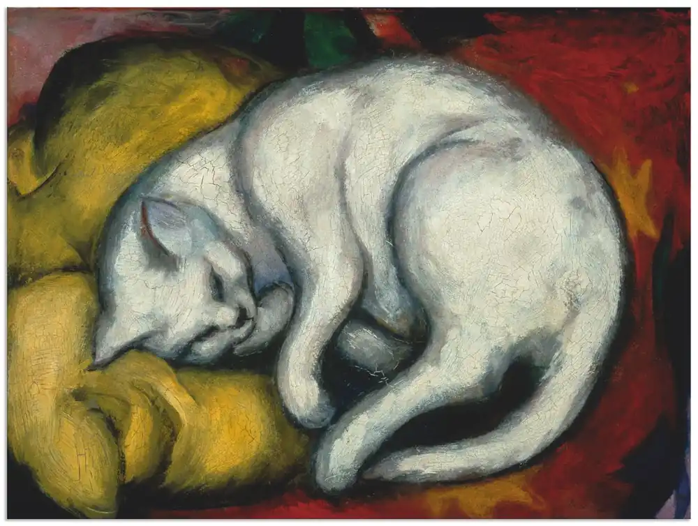 Zertifiziert Die weisse Katze. 1912 T7SU Wandbild