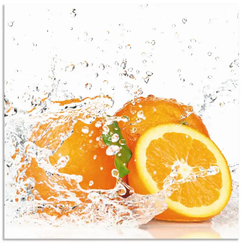 Preiswert Orange mit Spritzwasser T5UI Wandbild