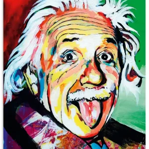 Einstein U4RL Wandbild Schnäppchen