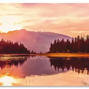 Sonderangebot Grand Teton Gebirge bei Sonnenuntergang S5YA Wandbild