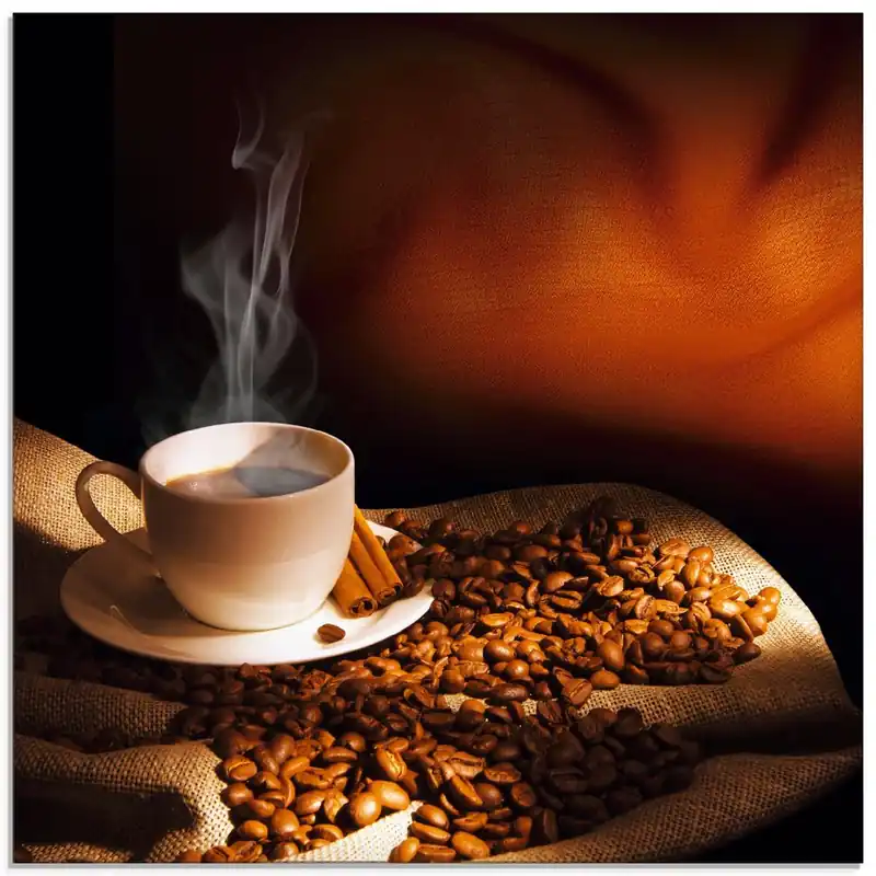 Preiswert Dampfende Tasse Kaffee S6BU Wandbild