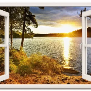 Sonderangebot Sonnenuntergang im Algonquin Park K2RH Wandbild