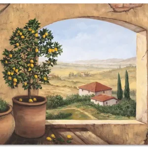 Fenster in der Toskana T5ZG Wandbild Nur Für Kurze Zeit