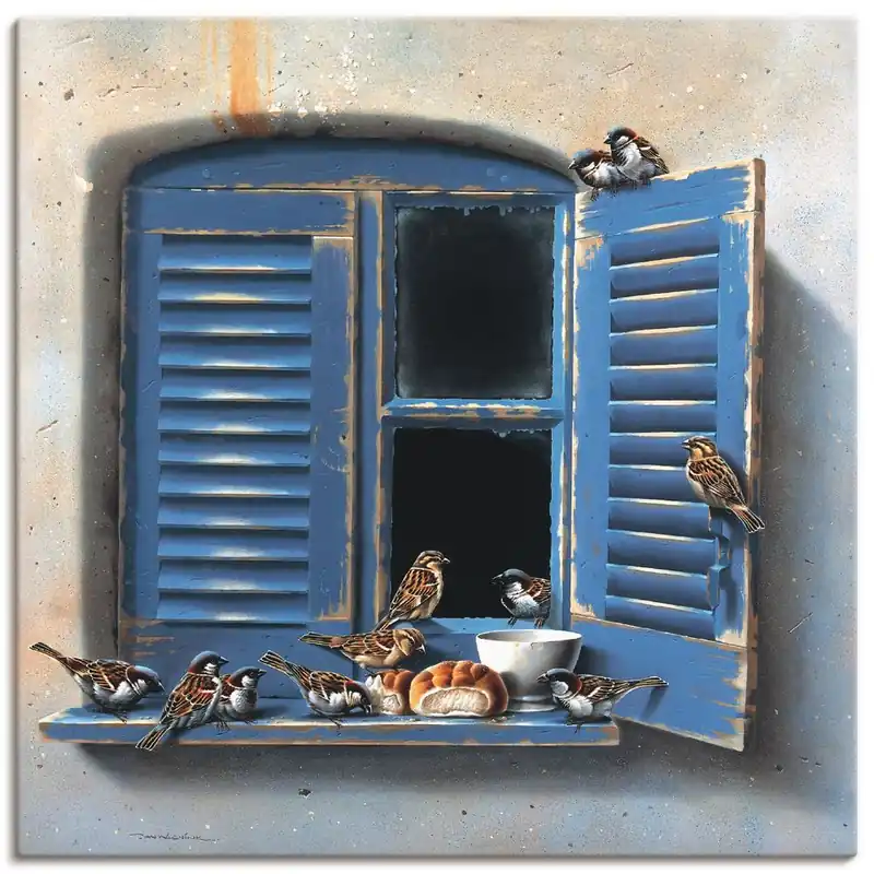 Vogelbesuch II L2TI Wandbild Kostenfreie Lieferung
