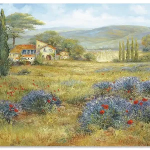 Zertifiziert Provence Lavendelwiese T4CI Wandbild