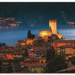 Über den Dächern von Malcesine S5KO Wandbild Ausverkauf