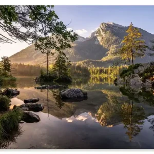 Solange Der Vorrat Reicht Sommermorgen Berchtesgadener Alpen U4NN Wandbild