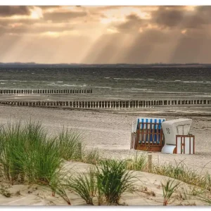 Schwarzer Busch Strand auf Insel Poel T9ER Wandbild Online Kaufen