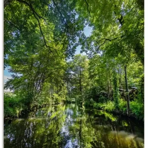 SPREEWALD Kahnfahrt durch die Fließe U3NZ Wandbild Bestseller