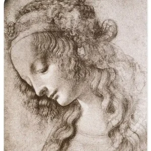 Studie des Kopfes der Maria Magdalena. T6TR Wandbild Highlight