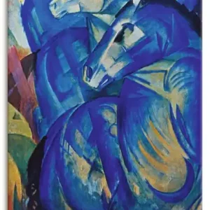 Turm der blauen Pferde. 1913 T7IL Wandbild Gratis Versand