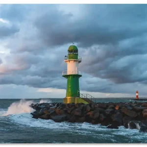 Direkt Vom Hersteller Mole in Warnemünde III T2FX Wandbild