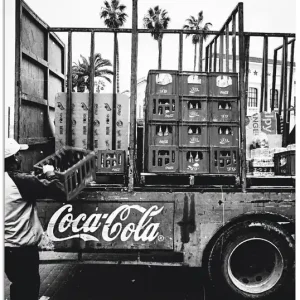 Versand Am Gleichen Tag CocaCola-LKW in El Jadida - Marokko S8TD Wandbild