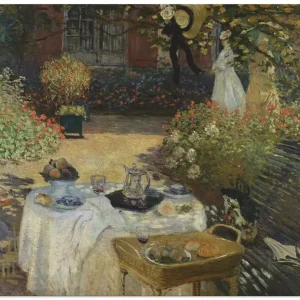 Im Garten Claude Monets in Argenteuil T6LC Wandbild Günstig